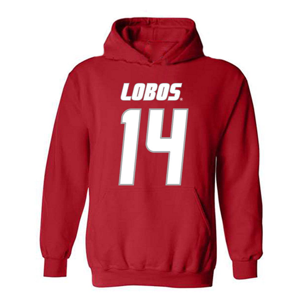 New Mexico - NCAA Baseball : Akili Carris - Classic Shersey Hooded Sweatshirt-0
