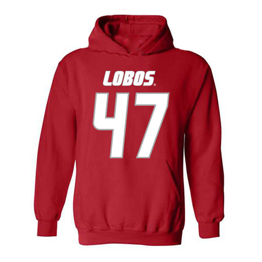 New Mexico - NCAA Football : Drew Speech - Classic Shersey Hooded Sweatshirt-0