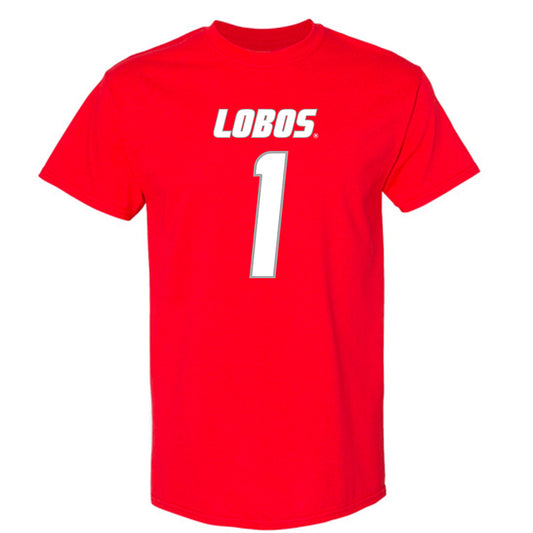 New Mexico - NCAA Men's Basketball : Uriah Tenette - Classic Shersey T-Shirt-0