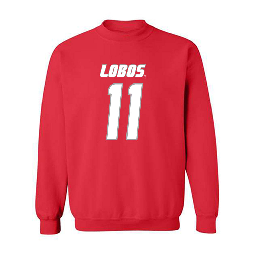 New Mexico - NCAA Men's Golf : Valentin Luna - Classic Shersey Crewneck Sweatshirt-0