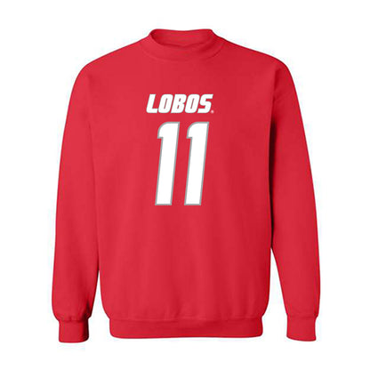 New Mexico - NCAA Men's Golf : Valentin Luna - Classic Shersey Crewneck Sweatshirt-0