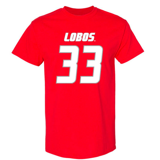 New Mexico - NCAA Football : Hayes Baum - Classic Shersey T-Shirt-0