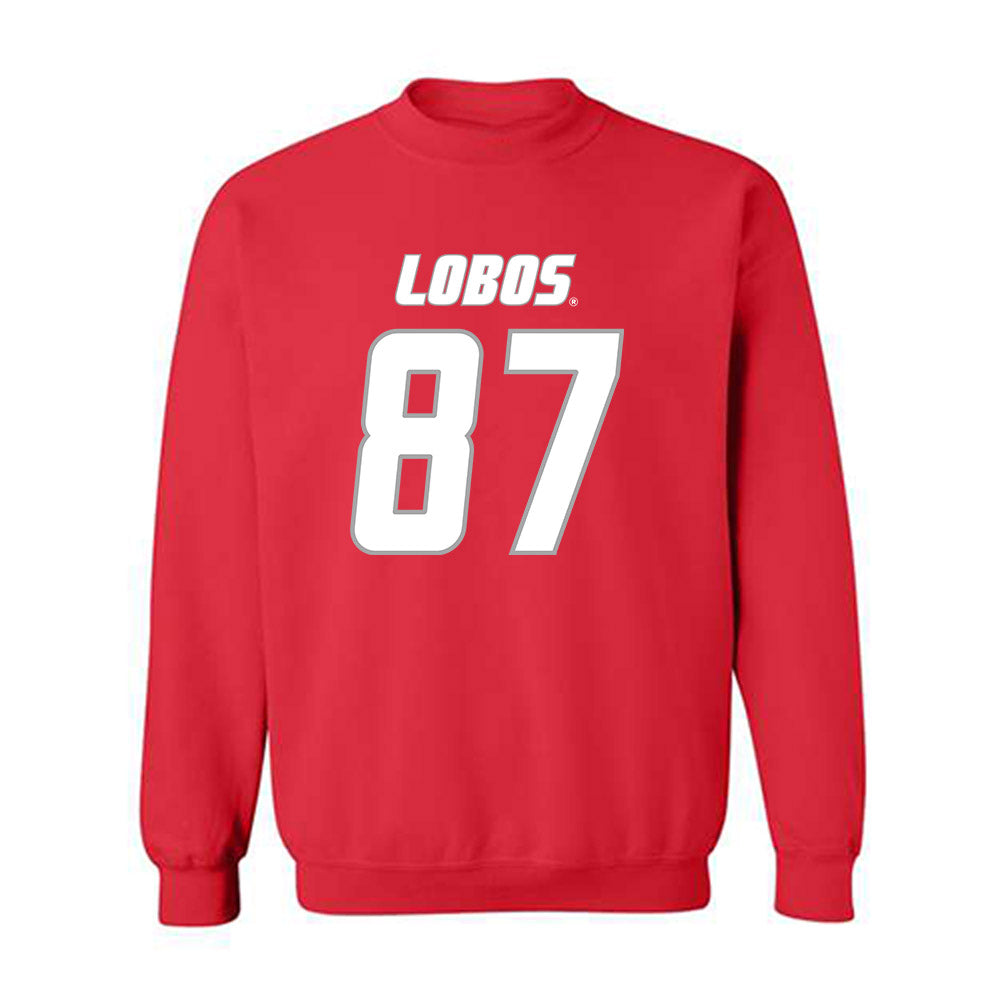 New Mexico - NCAA Football : Abraham Williams - Classic Shersey Crewneck Sweatshirt-0