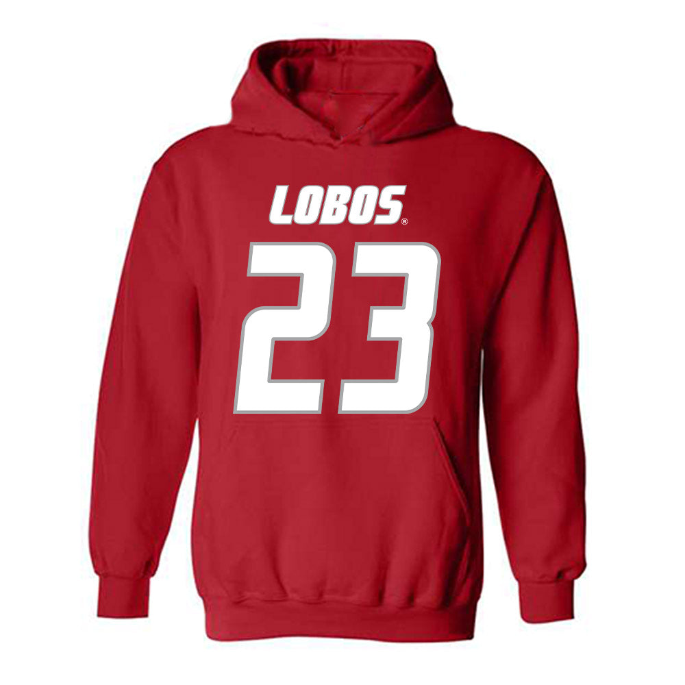 New Mexico - NCAA Football : Nick Wheeler - Classic Shersey Hooded Sweatshirt-0