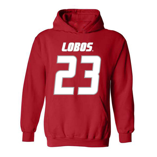 New Mexico - NCAA Football : Nick Wheeler - Classic Shersey Hooded Sweatshirt-0