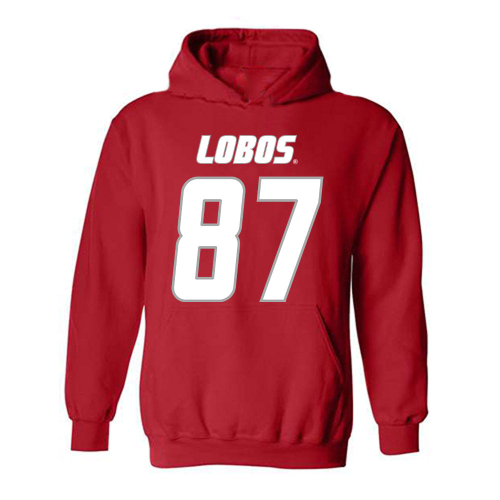New Mexico - NCAA Football : Abraham Williams - Classic Shersey Hooded Sweatshirt-0