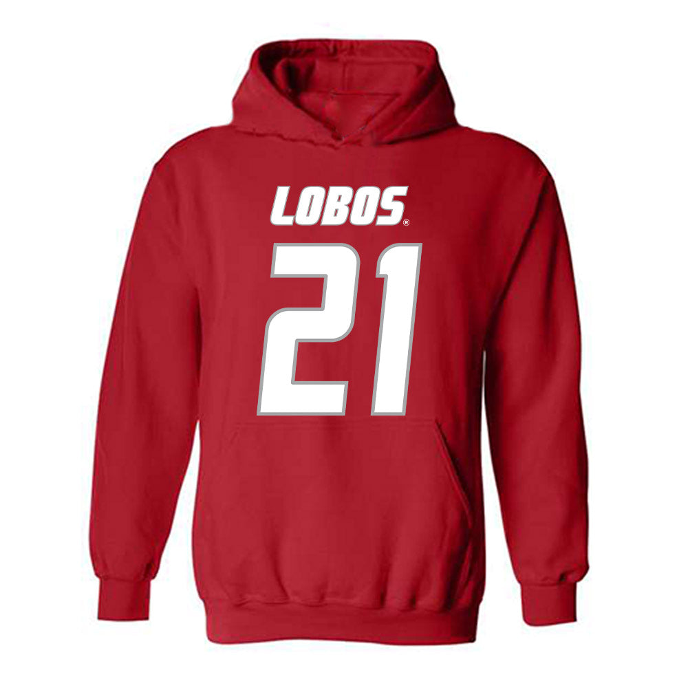 New Mexico - NCAA Football : Jacob Maldonado - Classic Shersey Hooded Sweatshirt-0