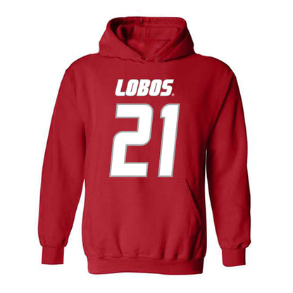 New Mexico - NCAA Football : Jacob Maldonado - Classic Shersey Hooded Sweatshirt-0