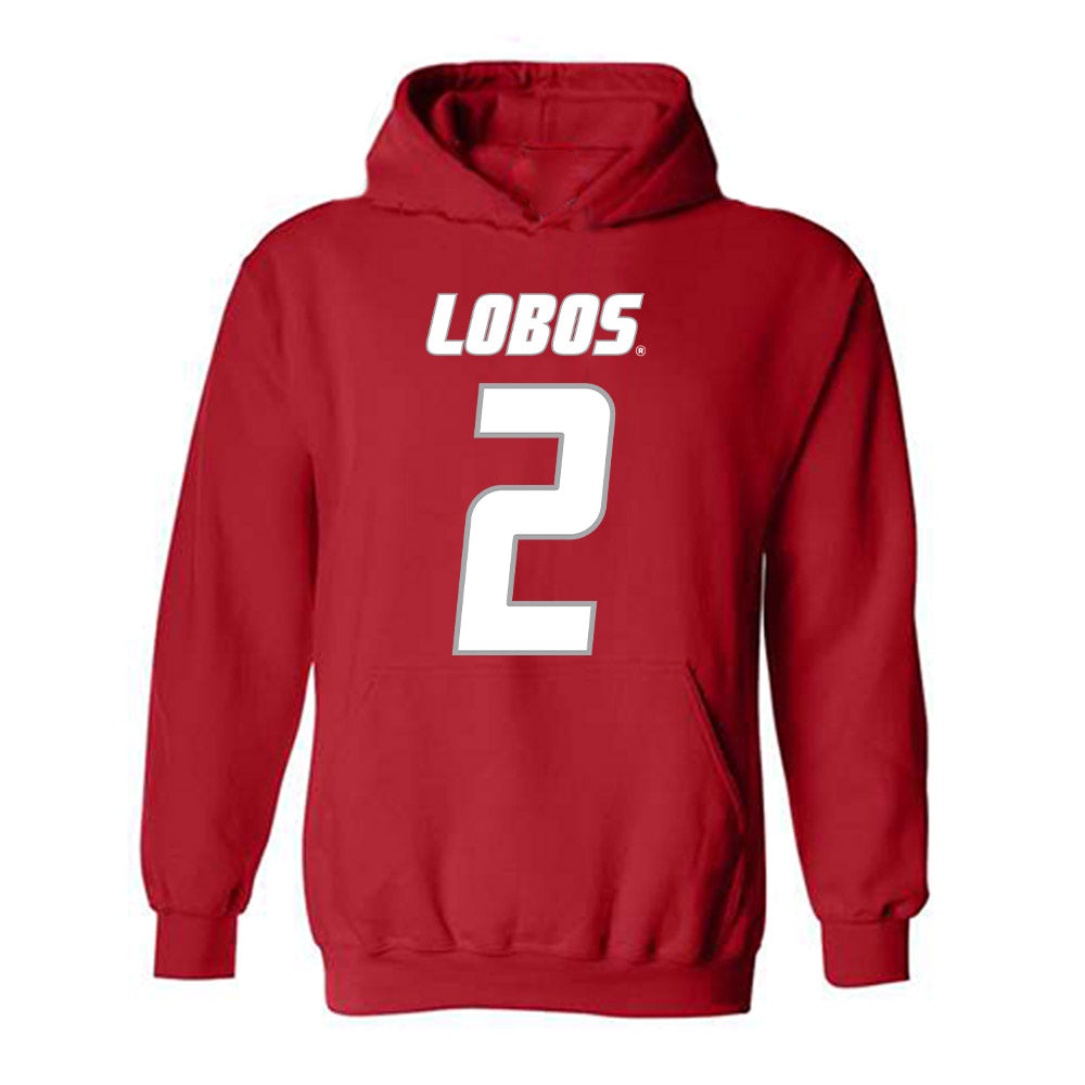 New Mexico - NCAA Men's Basketball : Imran Suljanovic - Classic Shersey Hooded Sweatshirt-0