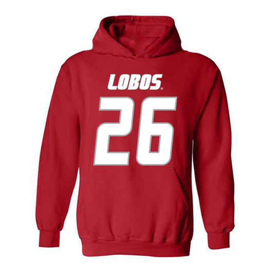 New Mexico - NCAA Baseball : Luke Mansy - Classic Shersey Hooded Sweatshirt-0