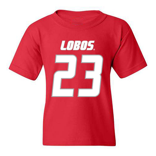 New Mexico - NCAA Men's Basketball : Jake Hall - Classic Shersey Youth T-Shirt-0