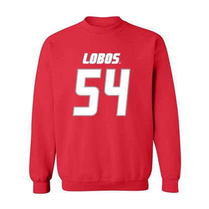 New Mexico - NCAA Football : Jojo Matautia - Classic Shersey Crewneck Sweatshirt-0