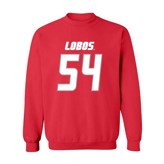 New Mexico - NCAA Football : Jojo Matautia - Classic Shersey Crewneck Sweatshirt-0