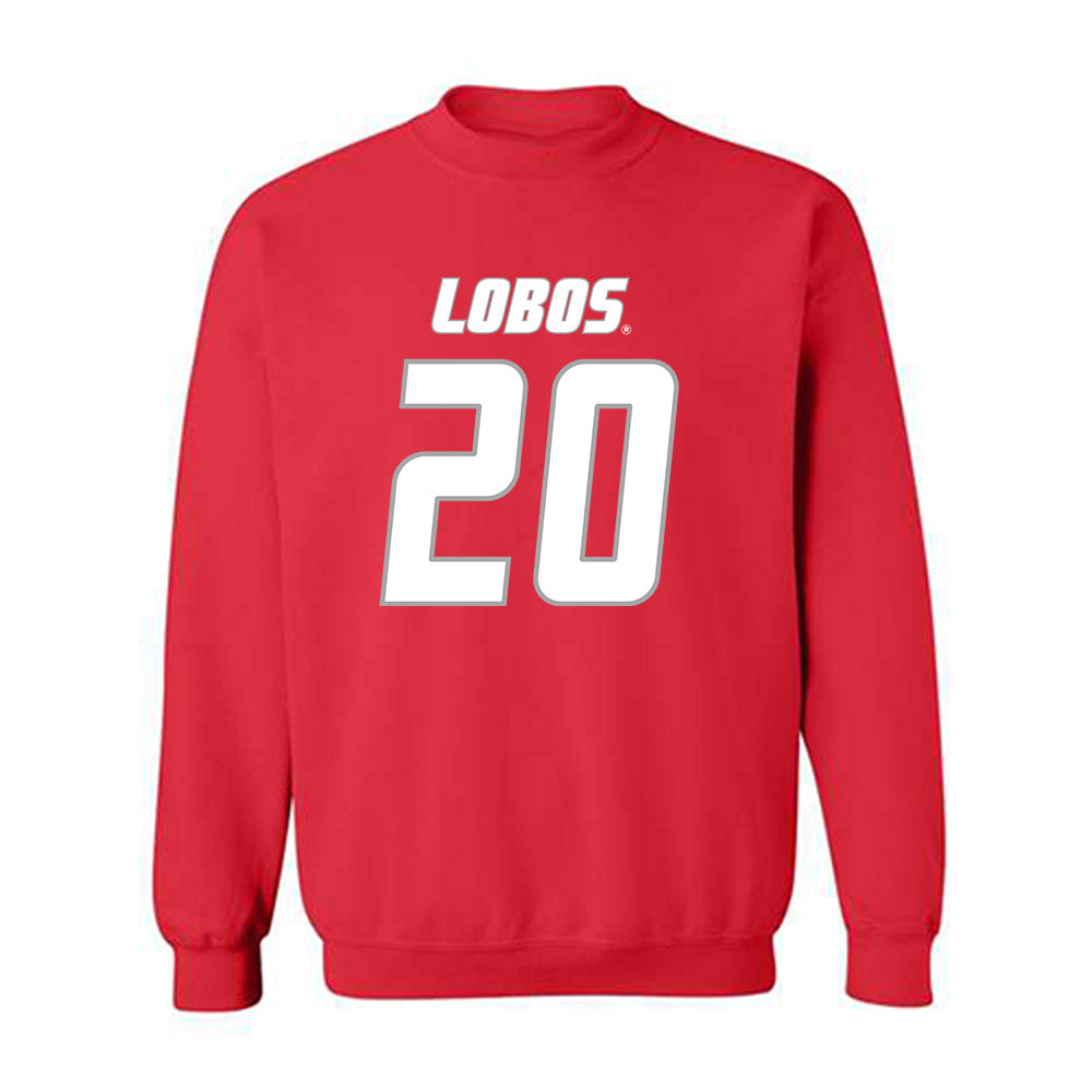 New Mexico - NCAA Football : Darrion Bowers - Classic Shersey Crewneck Sweatshirt-0