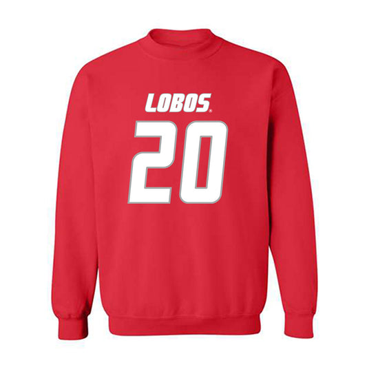 New Mexico - NCAA Football : Darrion Bowers - Classic Shersey Crewneck Sweatshirt-0