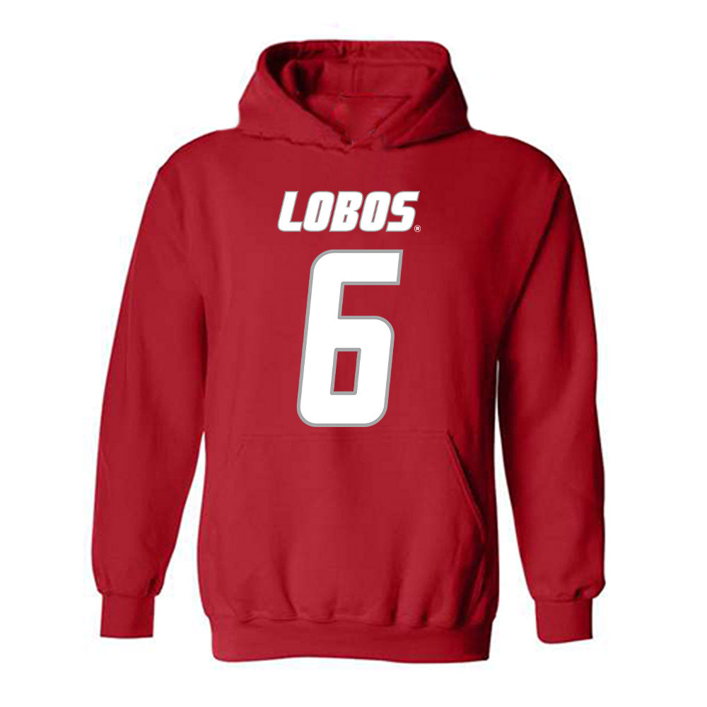 New Mexico - NCAA Women's Soccer : Angelina Moschetti - Classic Shersey Hooded Sweatshirt-0