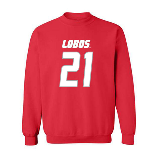 New Mexico - NCAA Football : Austin Brawley - Classic Shersey Crewneck Sweatshirt-0