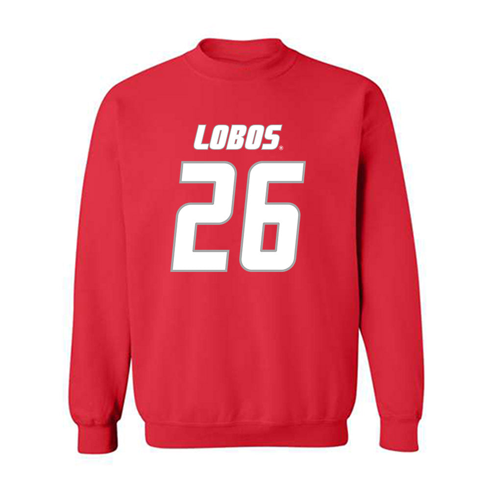New Mexico - NCAA Baseball : Luke Mansy - Classic Shersey Crewneck Sweatshirt-0