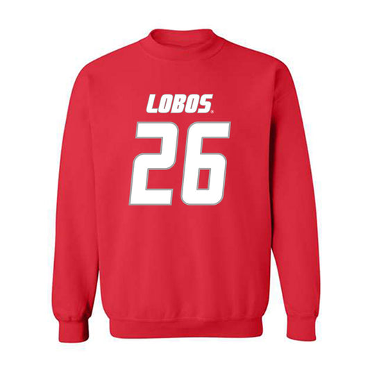 New Mexico - NCAA Baseball : Luke Mansy - Classic Shersey Crewneck Sweatshirt-0