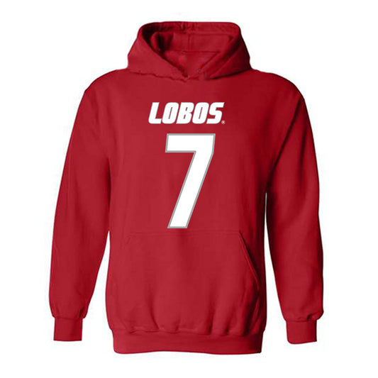 New Mexico - NCAA Men's Tennis : Nicolas Recoura - Classic Shersey Hooded Sweatshirt-0