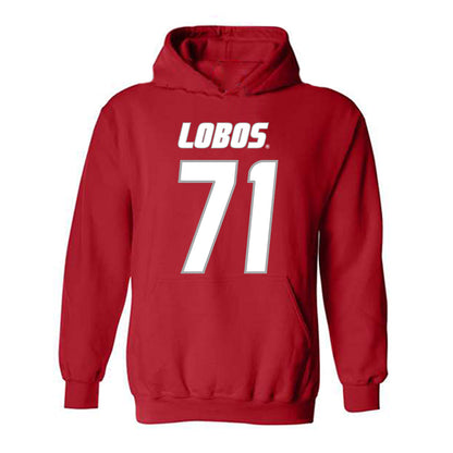 New Mexico - NCAA Football : Danzel Newell - Classic Shersey Hooded Sweatshirt-0