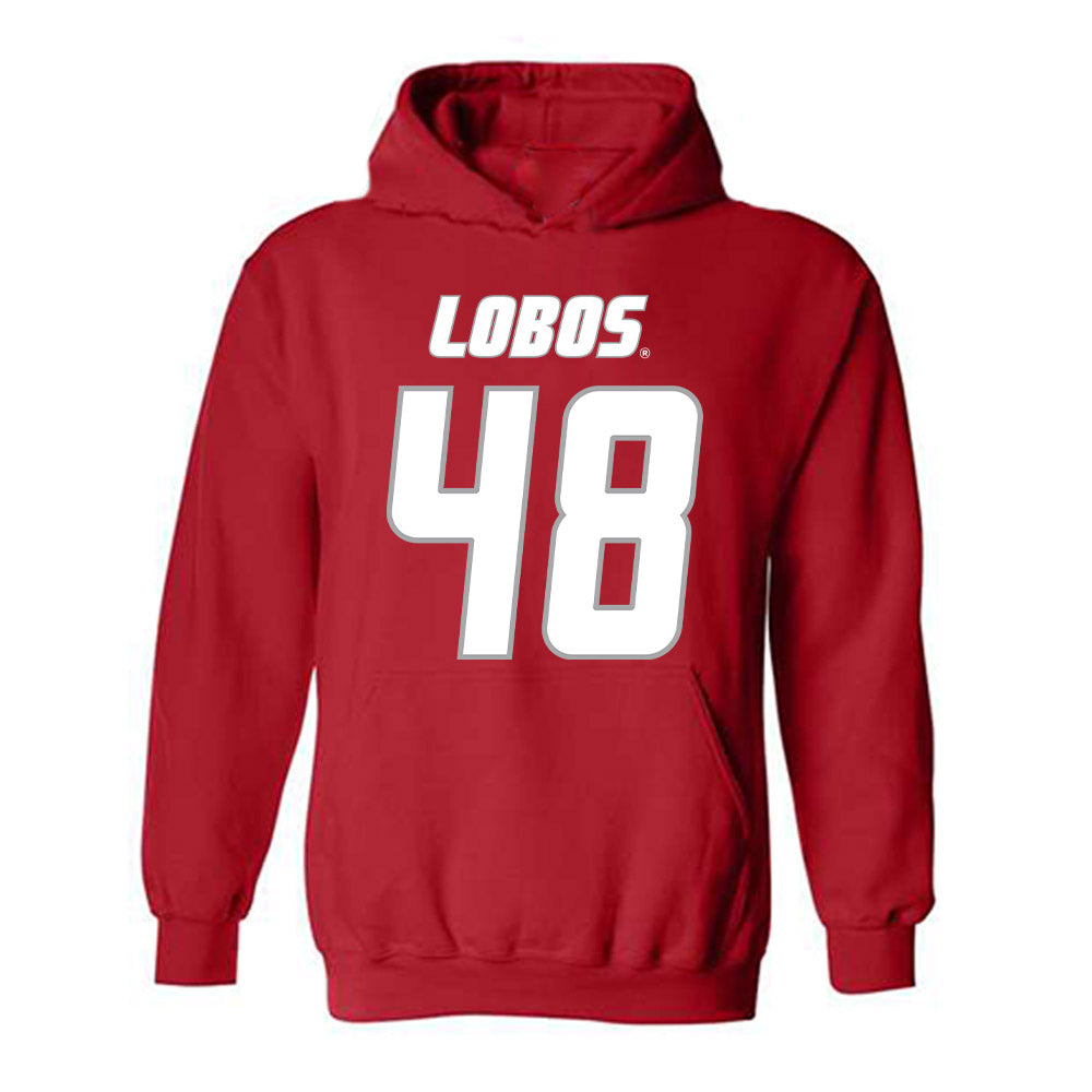 New Mexico - NCAA Baseball : Jacob Gergen - Classic Shersey Hooded Sweatshirt-0