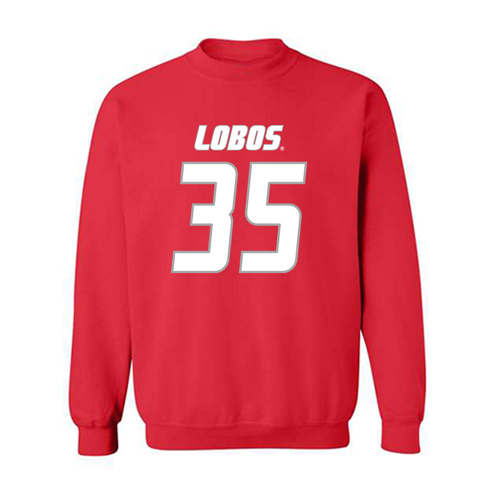 New Mexico - NCAA Football : Charles Steinkamp - Classic Shersey Crewneck Sweatshirt-0