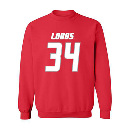 New Mexico - NCAA Football : Broden Schmidt - Classic Shersey Crewneck Sweatshirt-0