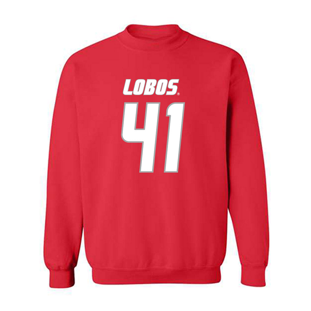 New Mexico - NCAA Baseball : Seth Edgerton - Classic Shersey Crewneck Sweatshirt-0