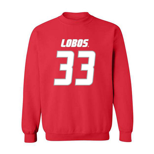 New Mexico - NCAA Football : Hayes Baum - Classic Shersey Crewneck Sweatshirt-0