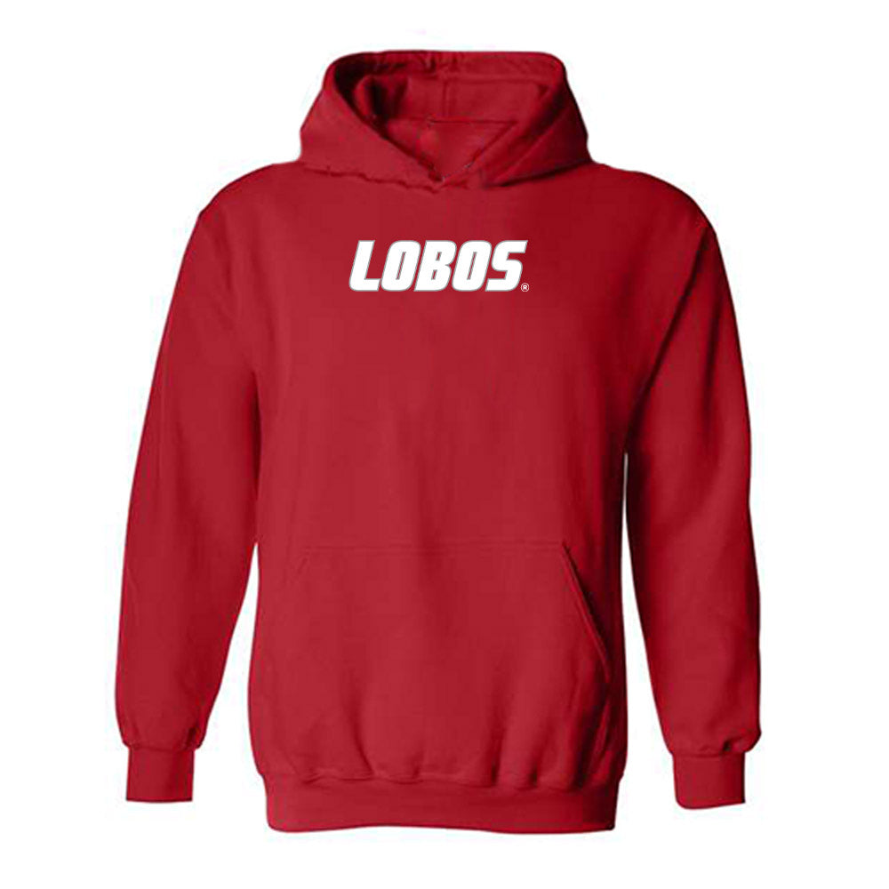 New Mexico - NCAA Men's Golf : Johnnie Clark - Classic Shersey Hooded Sweatshirt-0
