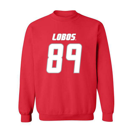 New Mexico - NCAA Football : Enrique Zatarain - Classic Shersey Crewneck Sweatshirt-0
