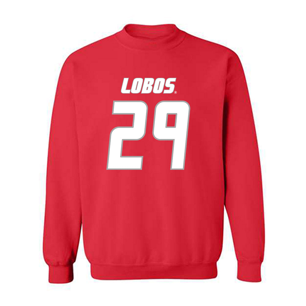 New Mexico - NCAA Men's Basketball : Timeo Pons - Classic Shersey Crewneck Sweatshirt-0
