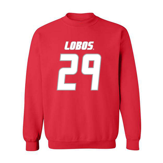 New Mexico - NCAA Men's Basketball : Timeo Pons - Classic Shersey Crewneck Sweatshirt-0