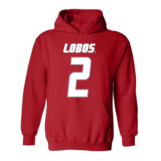 New Mexico - NCAA Football : Jack Layne - Classic Shersey Hooded Sweatshirt-0
