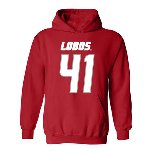 New Mexico - NCAA Baseball : Seth Edgerton - Classic Shersey Hooded Sweatshirt-0