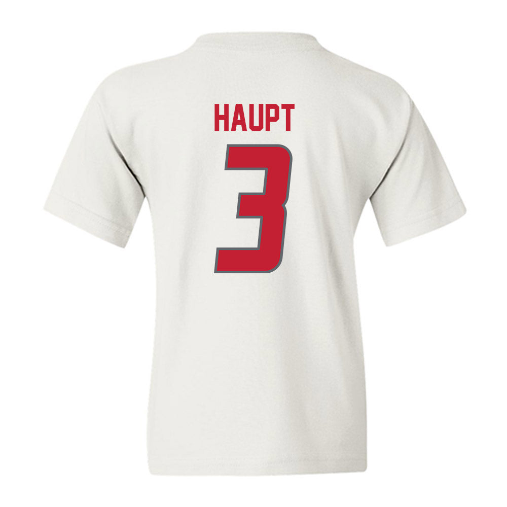 New Mexico - NCAA Men's Basketball : Luke Haupt - Classic Shersey Youth T-Shirt-1
