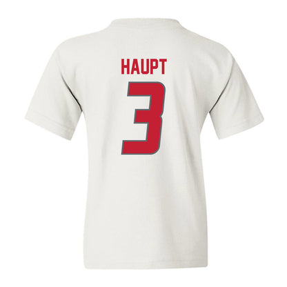 New Mexico - NCAA Men's Basketball : Luke Haupt - Classic Shersey Youth T-Shirt-1