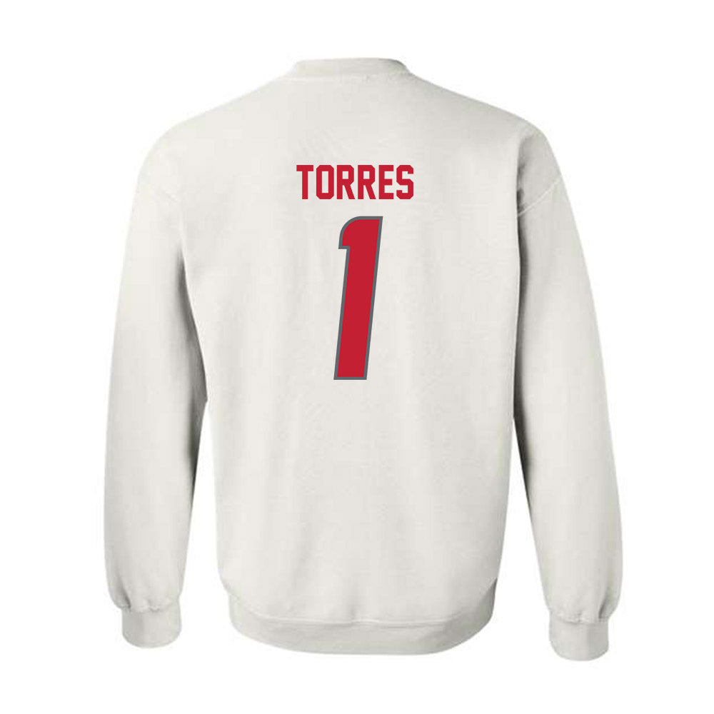 New Mexico - NCAA Football : Jahmir Torres - Classic Shersey Crewneck Sweatshirt-1