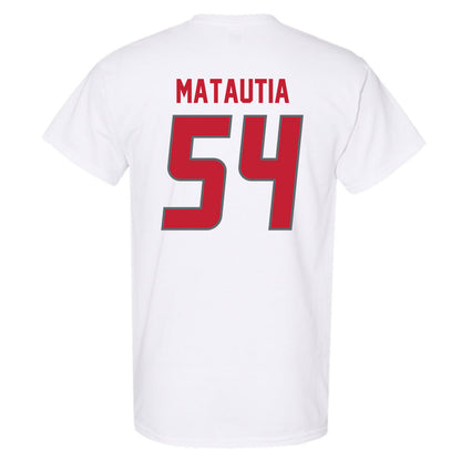 New Mexico - NCAA Football : Jojo Matautia - Classic Shersey T-Shirt-1