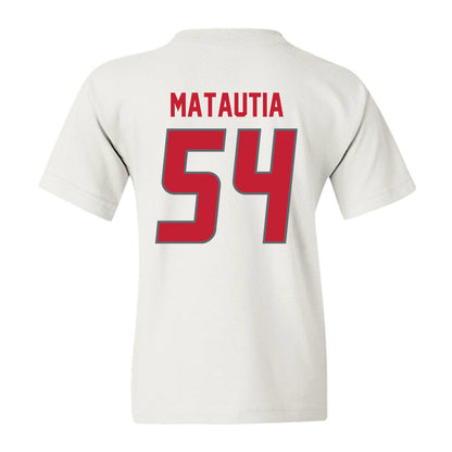 New Mexico - NCAA Football : Jojo Matautia - Classic Shersey Youth T-Shirt-1
