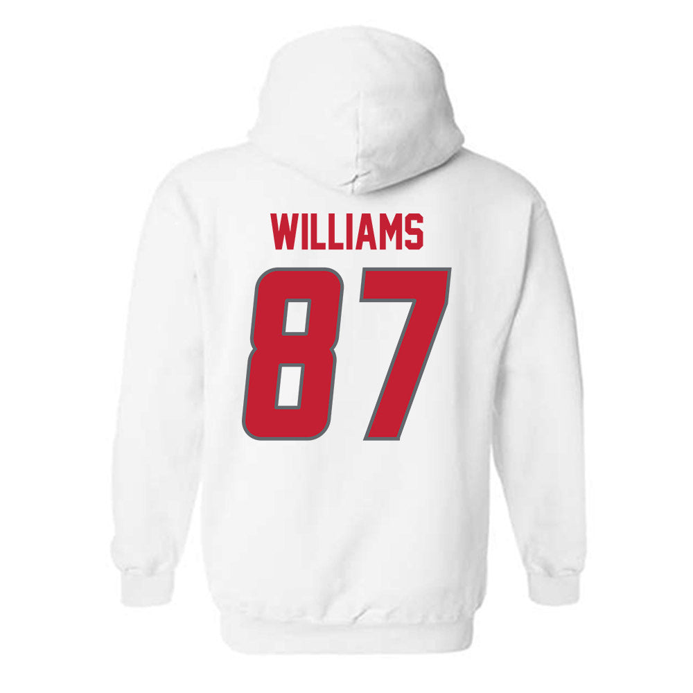 New Mexico - NCAA Football : Abraham Williams - Classic Shersey Hooded Sweatshirt-1