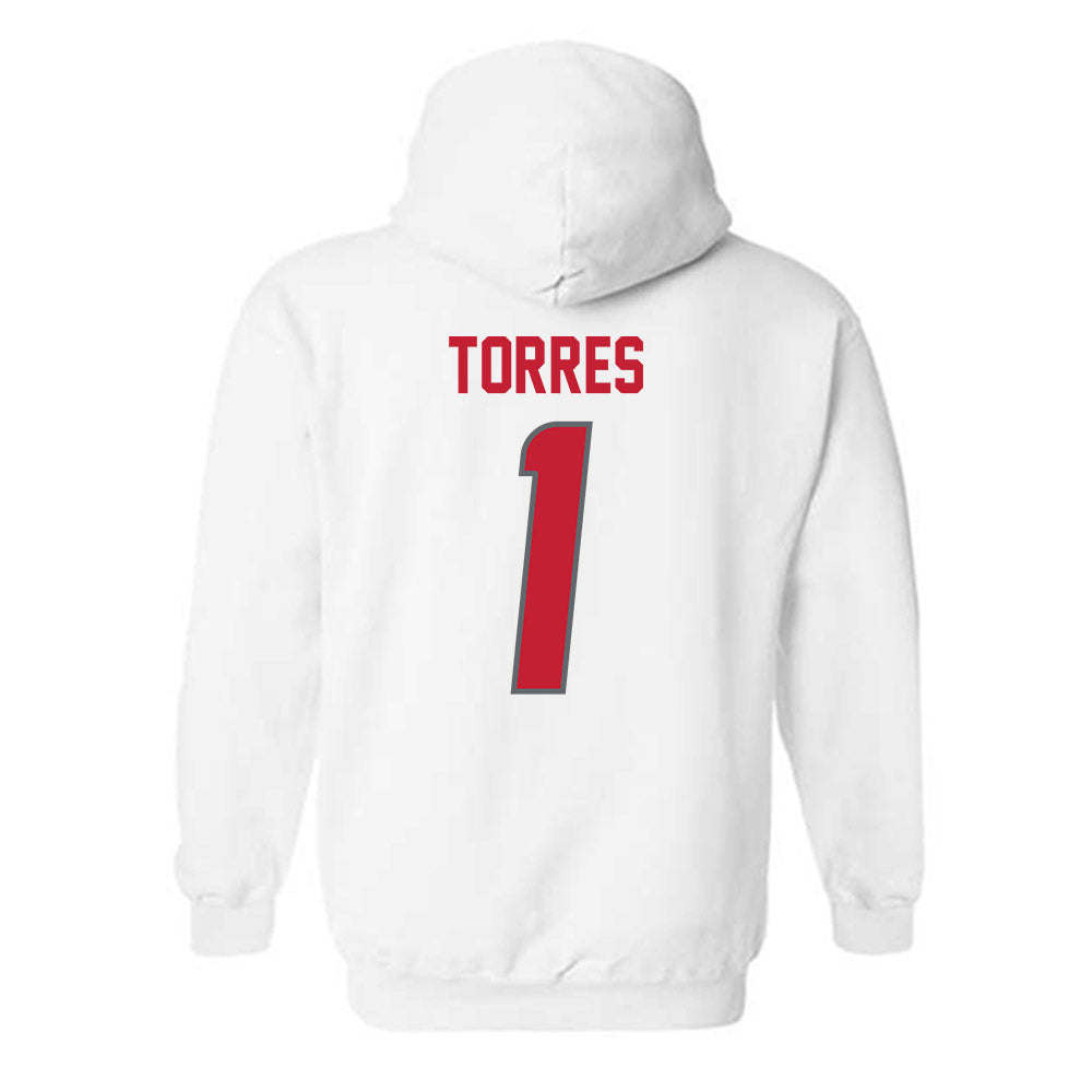 New Mexico - NCAA Football : Jahmir Torres - Classic Shersey Hooded Sweatshirt-1
