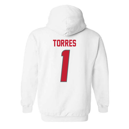 New Mexico - NCAA Football : Jahmir Torres - Classic Shersey Hooded Sweatshirt-1