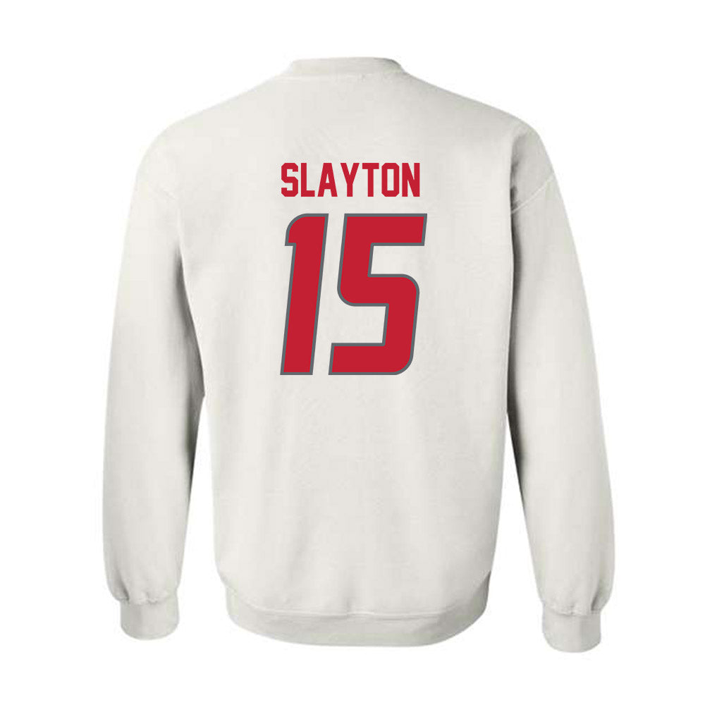 New Mexico - NCAA Football : Xavier Slayton - Classic Shersey Crewneck Sweatshirt-1