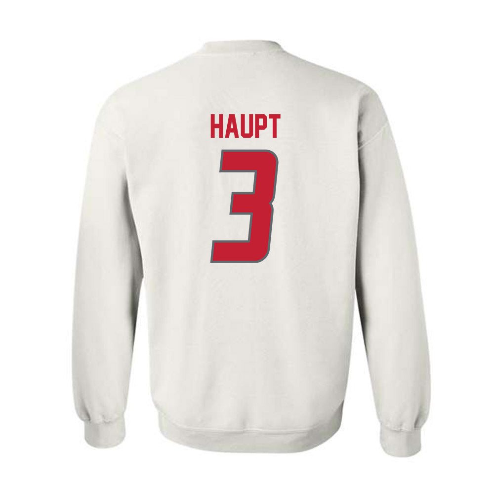 New Mexico - NCAA Men's Basketball : Luke Haupt - Classic Shersey Crewneck Sweatshirt-1