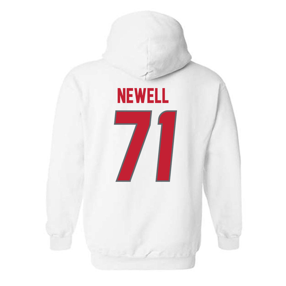 New Mexico - NCAA Football : Danzel Newell - Classic Shersey Hooded Sweatshirt-1