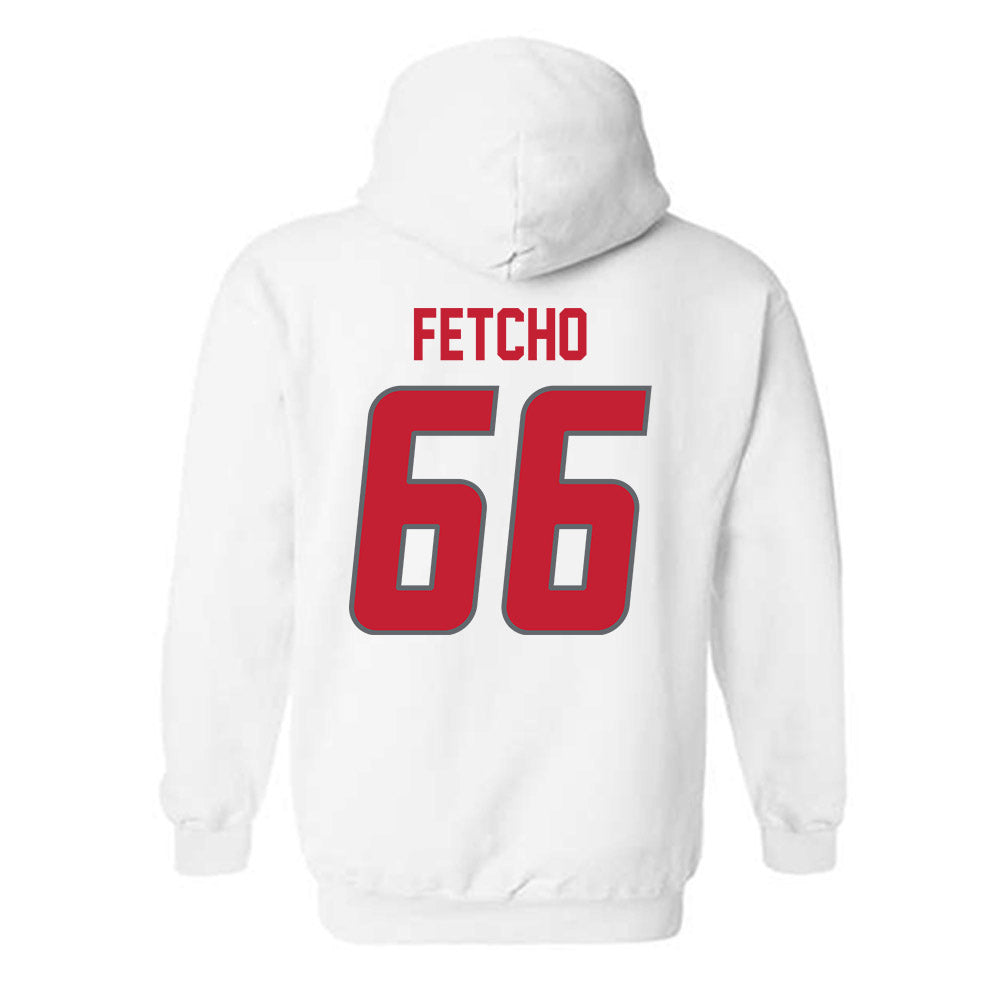 New Mexico - NCAA Football : Markus Fetcho - Classic Shersey Hooded Sweatshirt-1