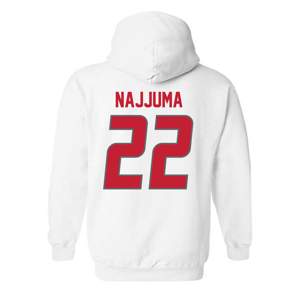New Mexico - NCAA Women's Basketball : Maria Najjuma - Classic Shersey Hooded Sweatshirt-1