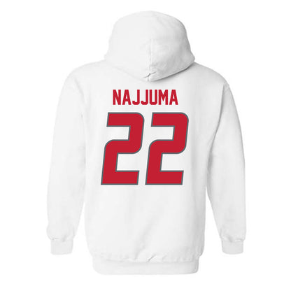 New Mexico - NCAA Women's Basketball : Maria Najjuma - Classic Shersey Hooded Sweatshirt-1